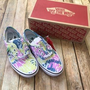 NWT Vans Comfycush Orchid Tie Dye Shoes